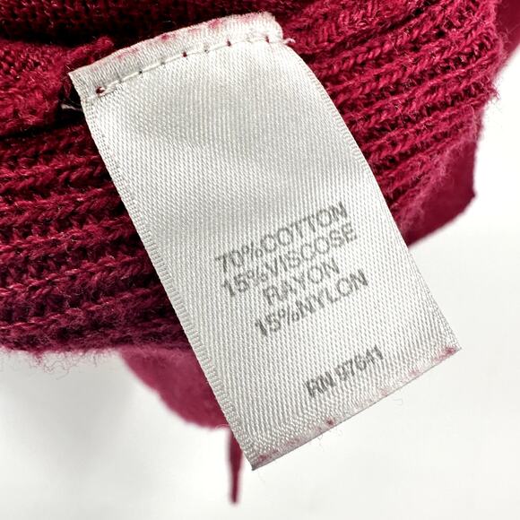 J Jill Sweater Womens XL Red V-Neck Long Sleeve Pullover COMFY Stretch - Picture 5 of 7